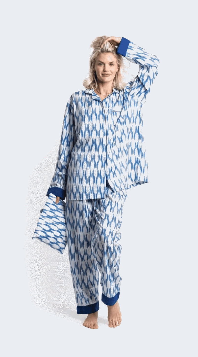 Ikat Cotton Pyjama Set