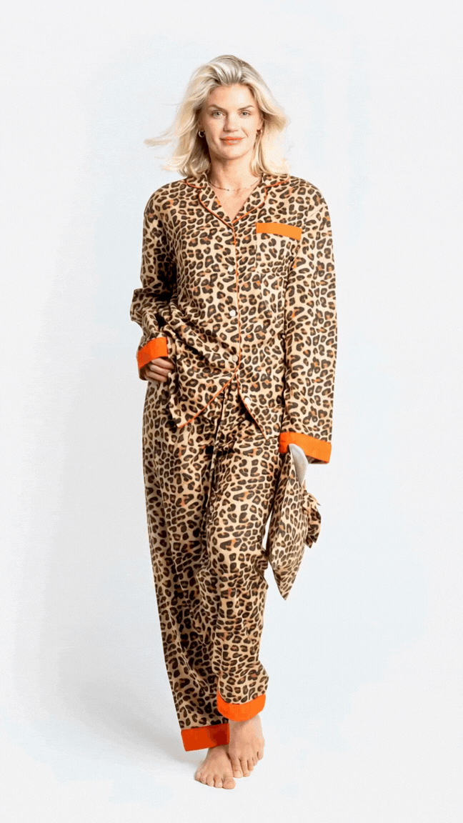 Leopard Cotton Pyjama Set