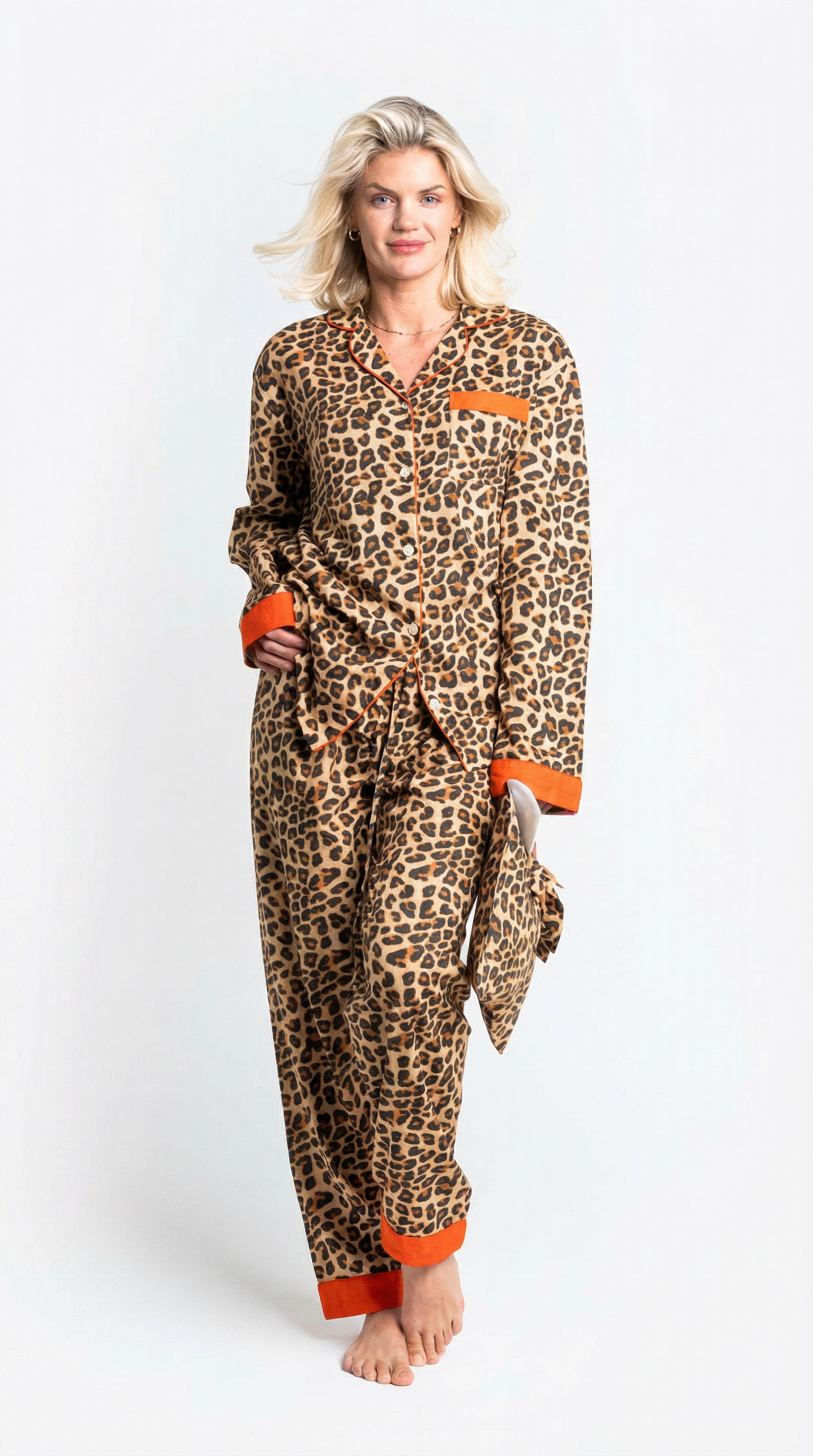 Leopard Cotton Pyjama Set